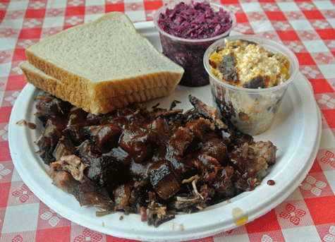 Danny Edwards Blvd BBQ signature dishes Burnt Ends
BBQ Sandwich
Full Slab